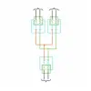Deutsch DT 2 WAY SPLITTER 3 PORT